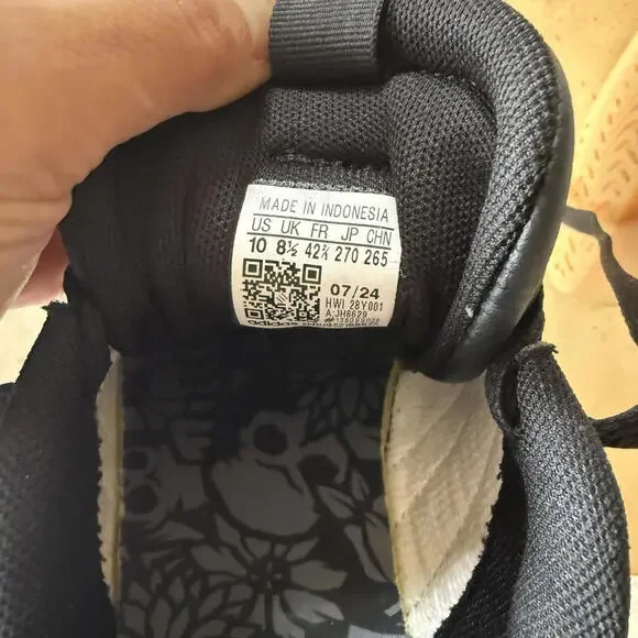 ADIDAS VL Court 3.0 Dia De Los Muertos Womens Shoes Size 10 - Picture 4 of 6